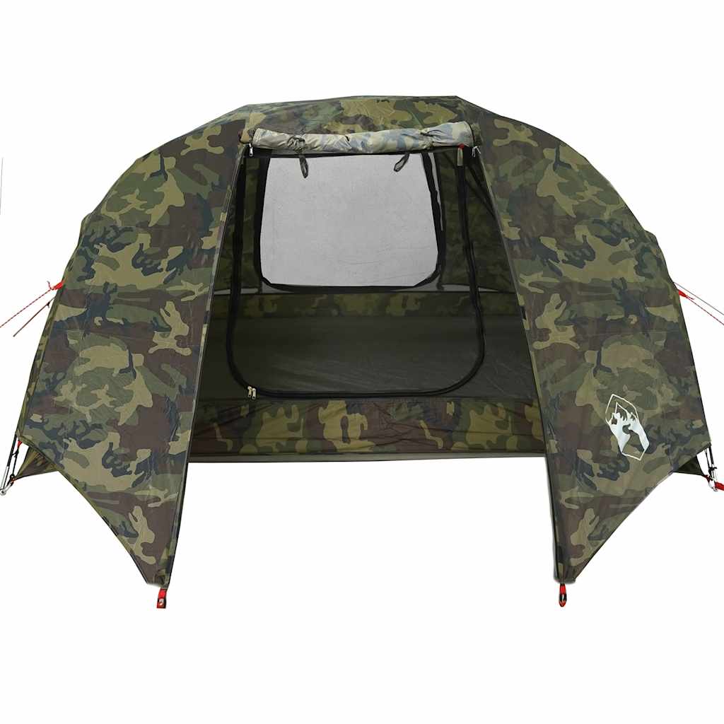 vidaXL Fishing Tent 5-Person Camouflage Waterproof - Multicolour - 490 x 330 x 185 cm