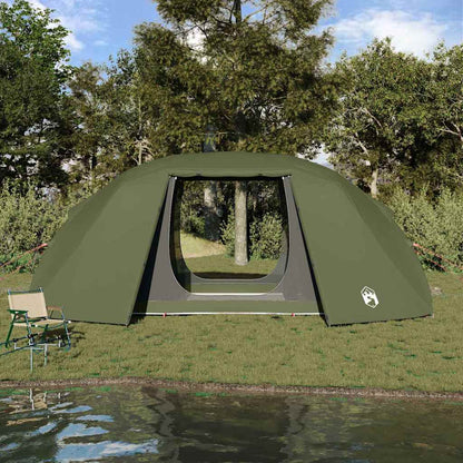 vidaXL Fishing Tent with Roof Olive Green 514 x 465 x 187 cm