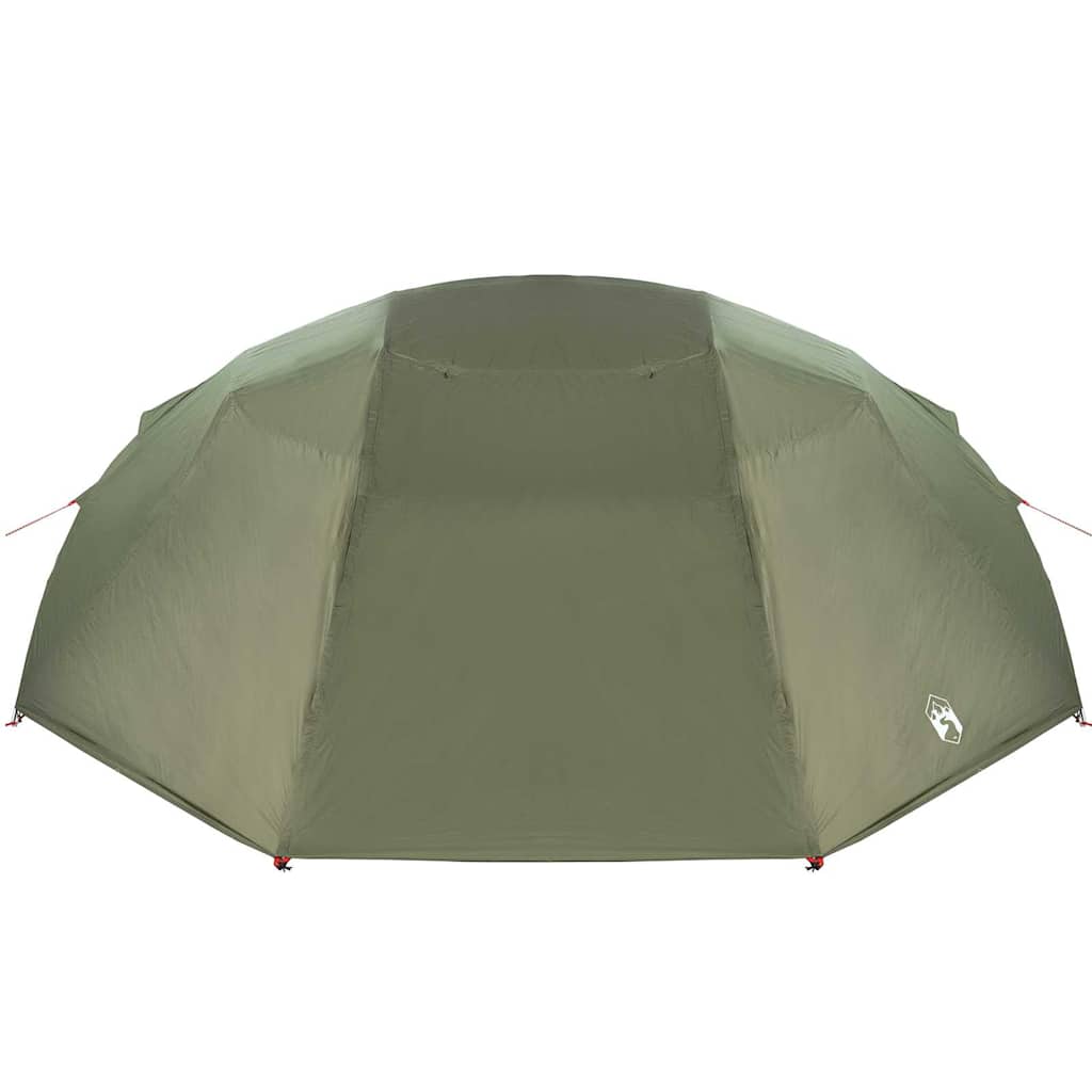 vidaXL Fishing Tent with Roof Olive Green 514 x 465 x 187 cm