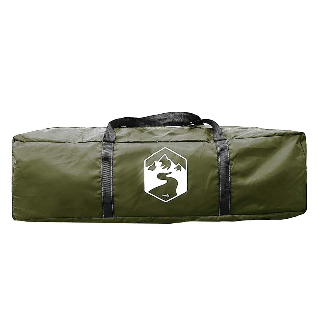 vidaXL Fishing Tent with Roof Olive Green 514 x 465 x 187 cm