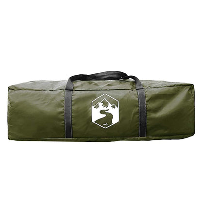 vidaXL Fishing Tent with Roof Olive Green 514 x 465 x 187 cm