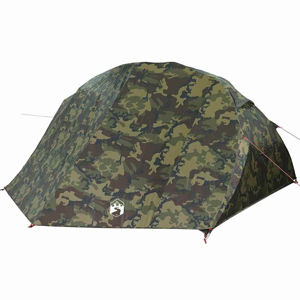 vidaXL Fishing Tent with Roof Camouflage 514 x 465 x 187 cm - Multicolour