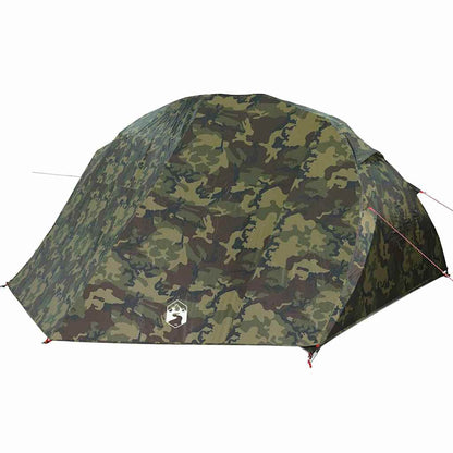 vidaXL Fishing Tent with Roof Camouflage 514 x 465 x 187 cm - Multicolour