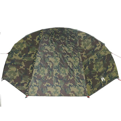 vidaXL Fishing Tent with Roof Camouflage 514 x 465 x 187 cm - Multicolour