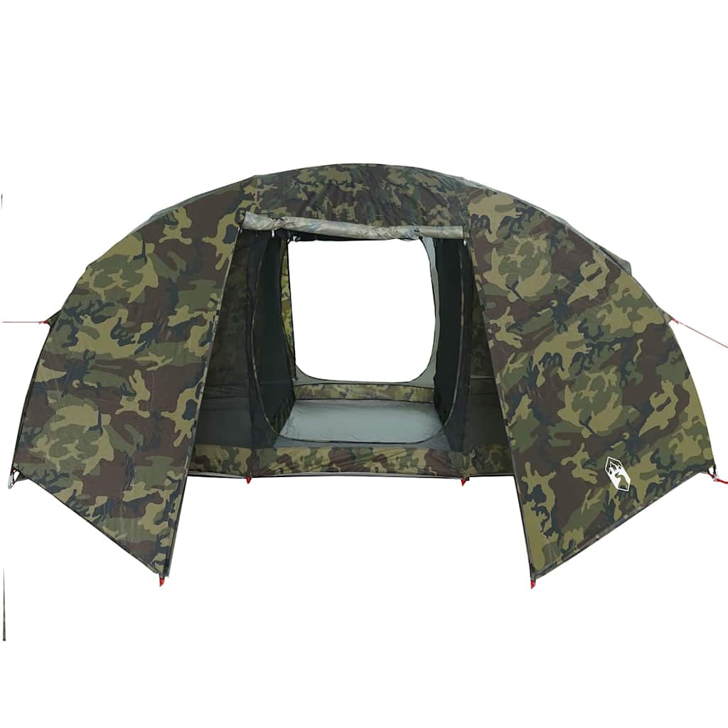 vidaXL Fishing Tent with Roof Camouflage 514 x 465 x 187 cm - Multicolour