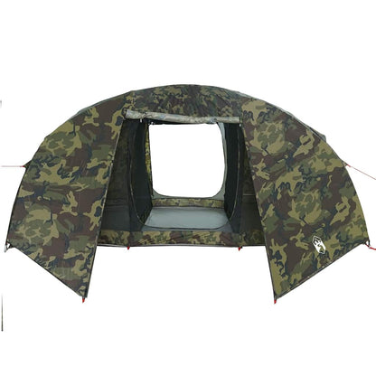 vidaXL Fishing Tent with Roof Camouflage 514 x 465 x 187 cm - Multicolour