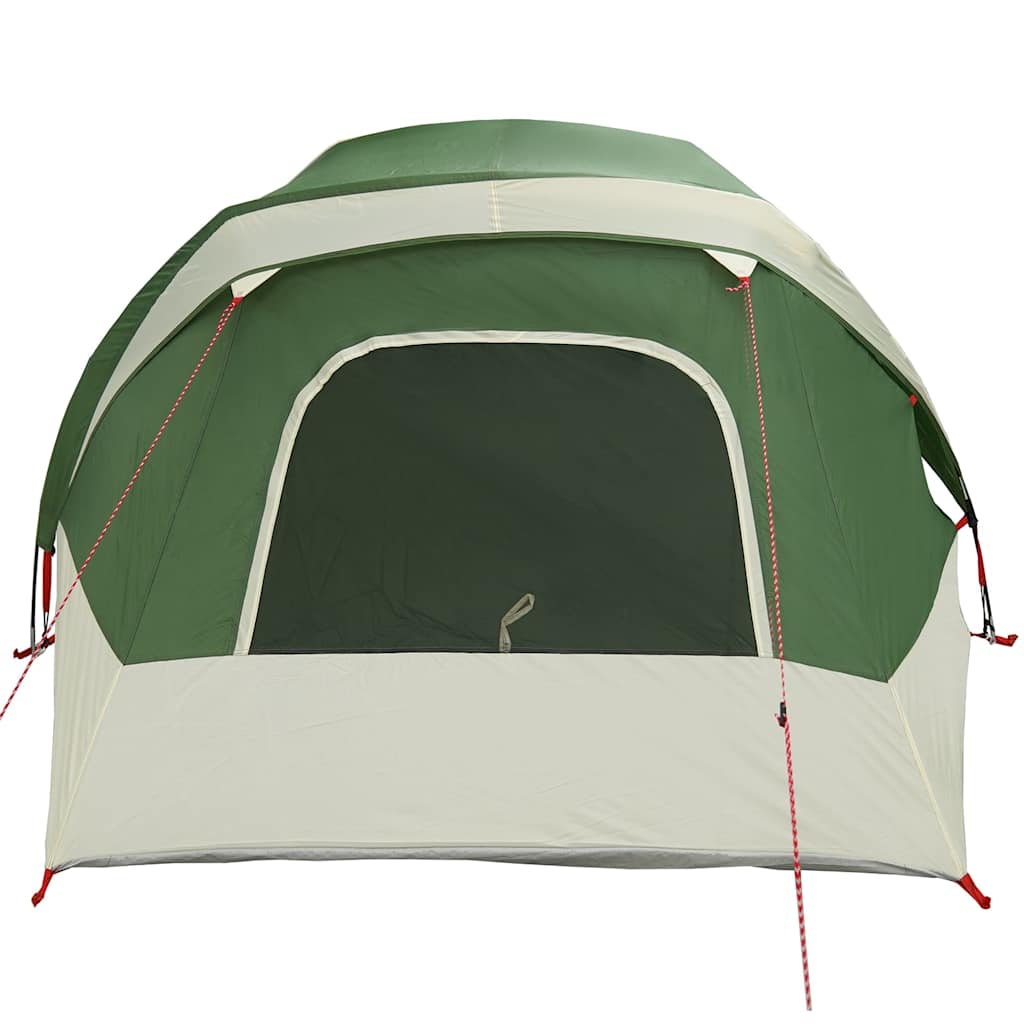 vidaXL Camping Tent Cabin 4-Person Green Waterproof - 298 x 158 x 132 cm