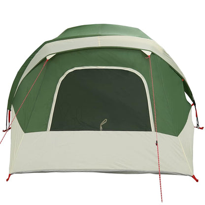 vidaXL Camping Tent Cabin 4-Person Green Waterproof - 298 x 158 x 132 cm