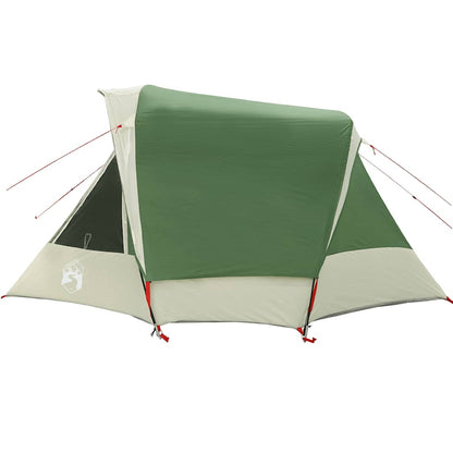 vidaXL Family Tent Cabin 6-Person Green Waterproof - 360 x 298 x 182 cm