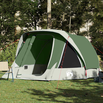 vidaXL Family Tent Cabin 6-Person Green Waterproof - 360 x 298 x 182 cm