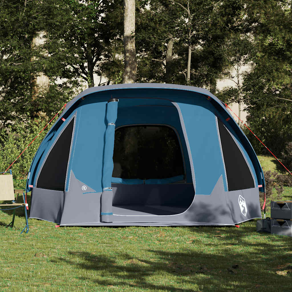 vidaXL Family Tent Cabin 6-Person Blue Waterproof - 360 x 298 x 182 cm
