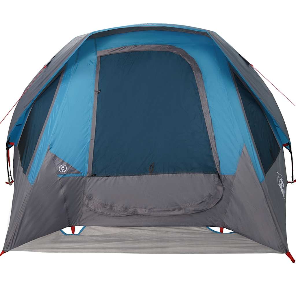 vidaXL Family Tent Cabin 6-Person Blue Waterproof - 360 x 298 x 182 cm