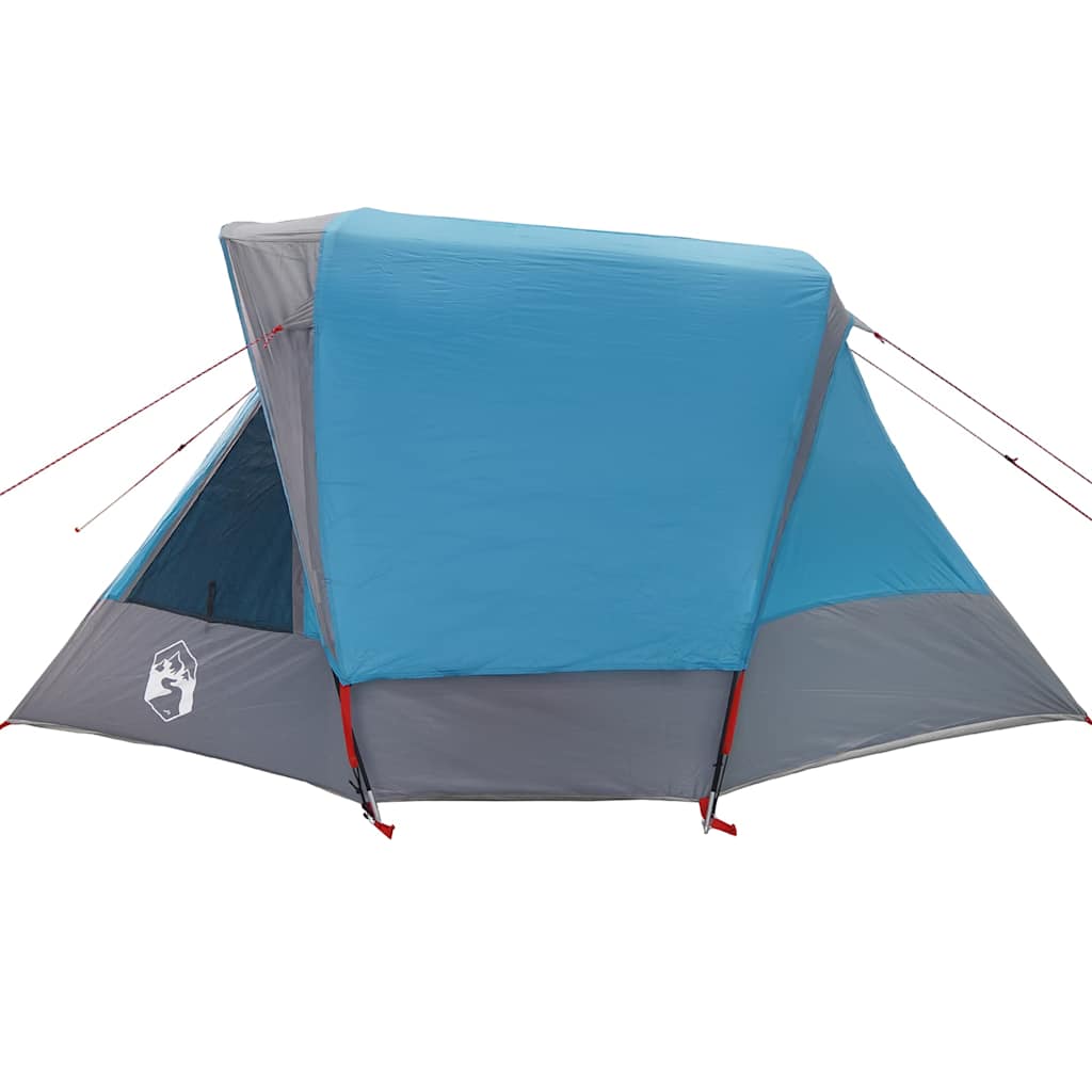 vidaXL Family Tent Cabin 6-Person Blue Waterproof - 360 x 298 x 182 cm