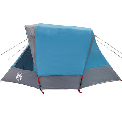 vidaXL Family Tent Cabin 6-Person Blue Waterproof - 360 x 298 x 182 cm