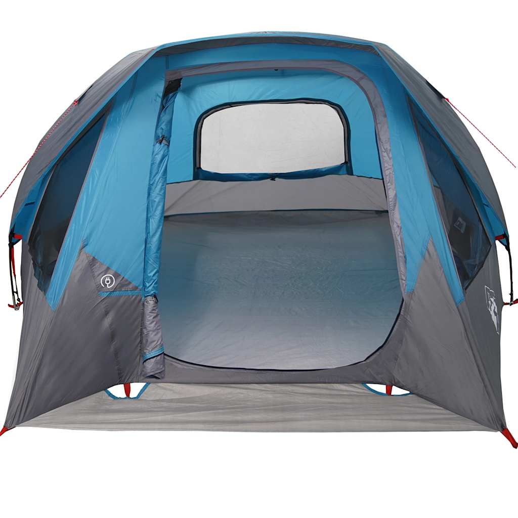 vidaXL Family Tent Cabin 6-Person Blue Waterproof - 360 x 298 x 182 cm
