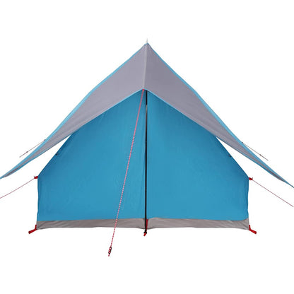 vidaXL Family Tent with Roof Blue and Grey 220 x 220 x 184 cm