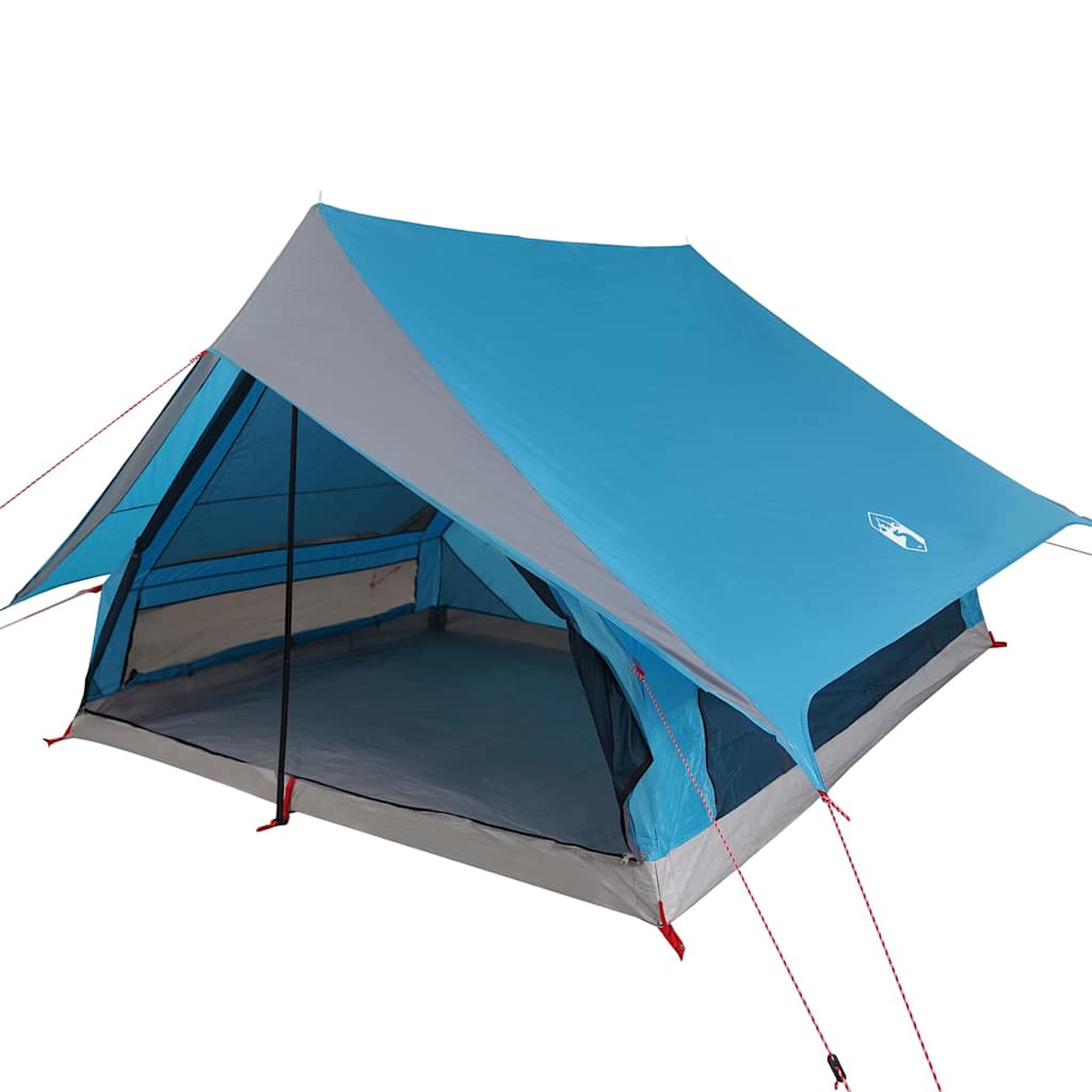 vidaXL Family Tent with Roof Blue and Grey 315 x 286 x 200 cm