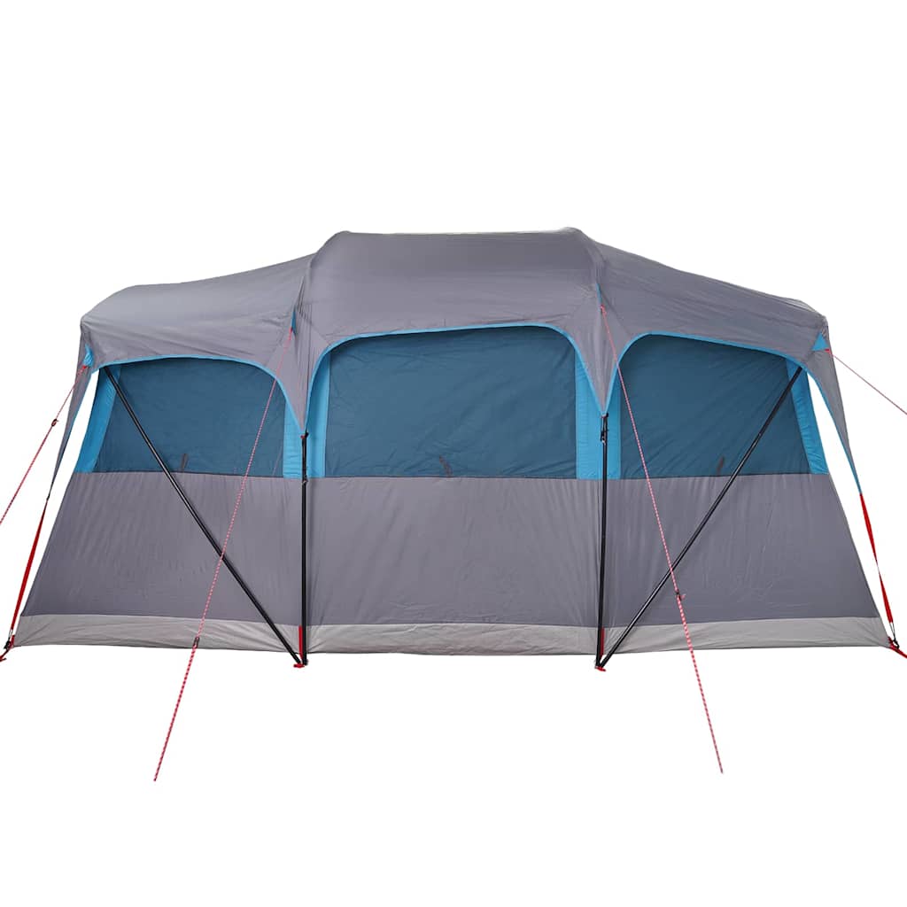 vidaXL Family Tent with Roof Blue and Grey 435 x 255 x 216 cm