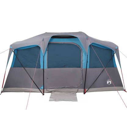 vidaXL Family Tent with Roof Blue and Grey 435 x 255 x 216 cm