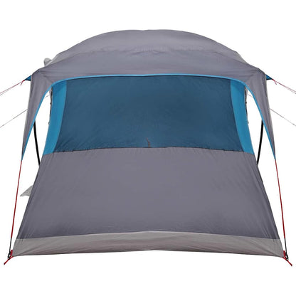 vidaXL Family Tent with Roof Blue and Grey 435 x 255 x 216 cm