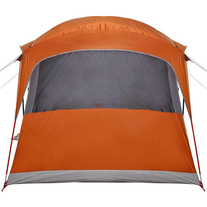 vidaXL Family Tent with Roof Orange and Orange 435 x 255 x 216 cm