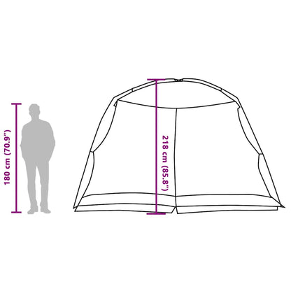 vidaXL Mosquito Tent with Roof Sea Green 320 x 320 x 218 cm