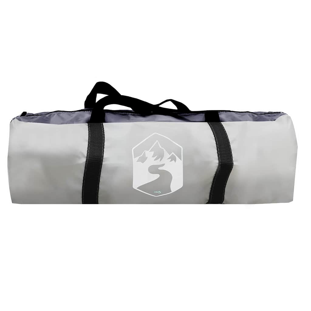 vidaXL Mosquito Tent Grey 320 x 320 x 218 cm Polyester and Fiberglass