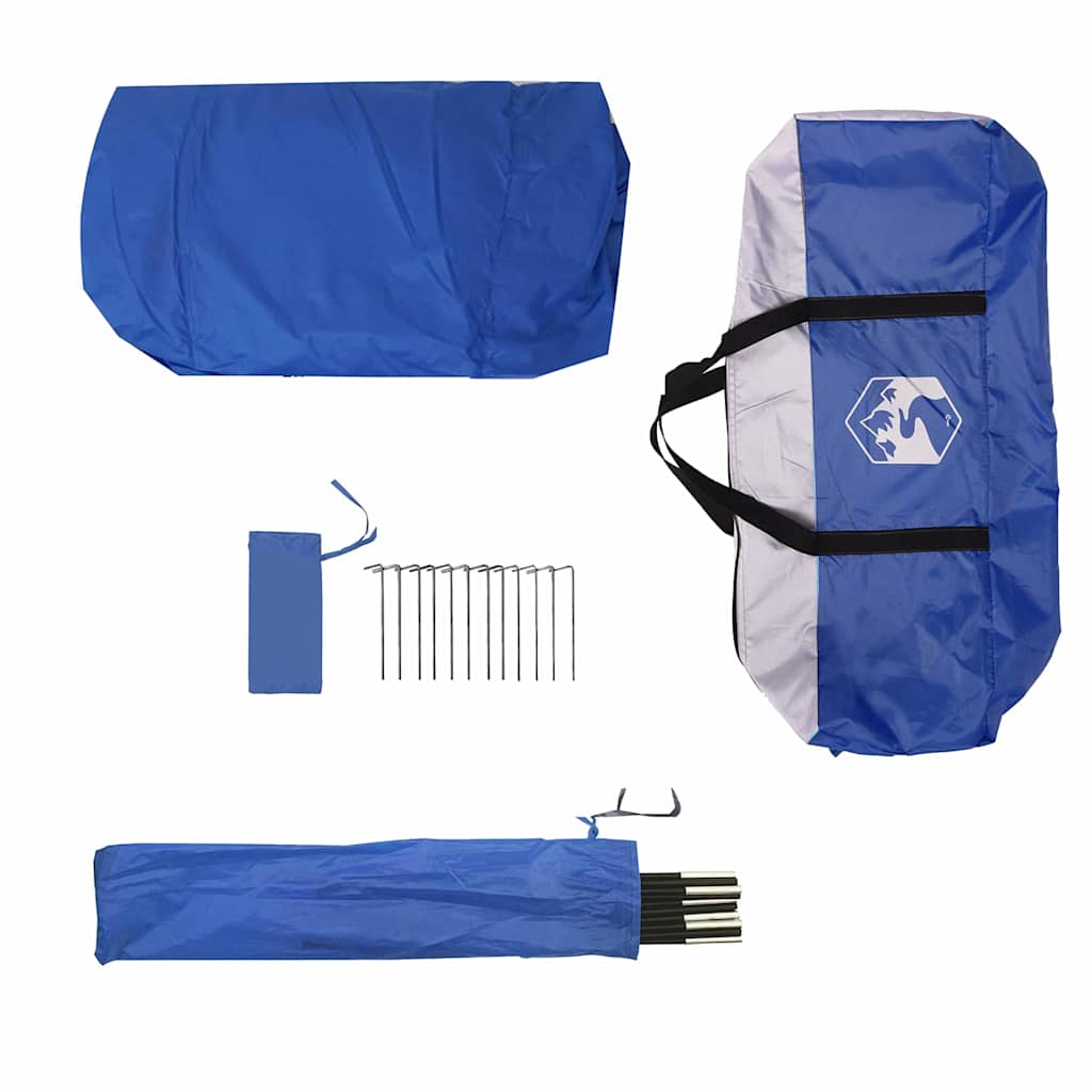 vidaXL Mosquito Tent with Roof Azure Blue 380 x 380 x 225 cm