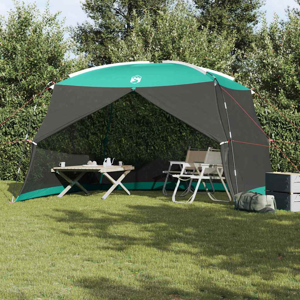 vidaXL Mosquito Tent with Roof Sea Green 380 x 380 x 225 cm - Seafoam