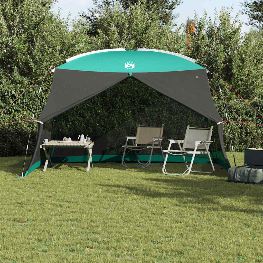 vidaXL Mosquito Tent with Roof Sea Green 380 x 380 x 225 cm - Seafoam