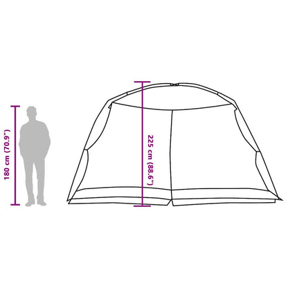 vidaXL Mosquito Tent with Roof Sea Green 434 x 434 x 230 cm