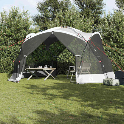 vidaXL Mosquito Tent Grey 434 x 434 x 230 cm Polyester and Fiberglass