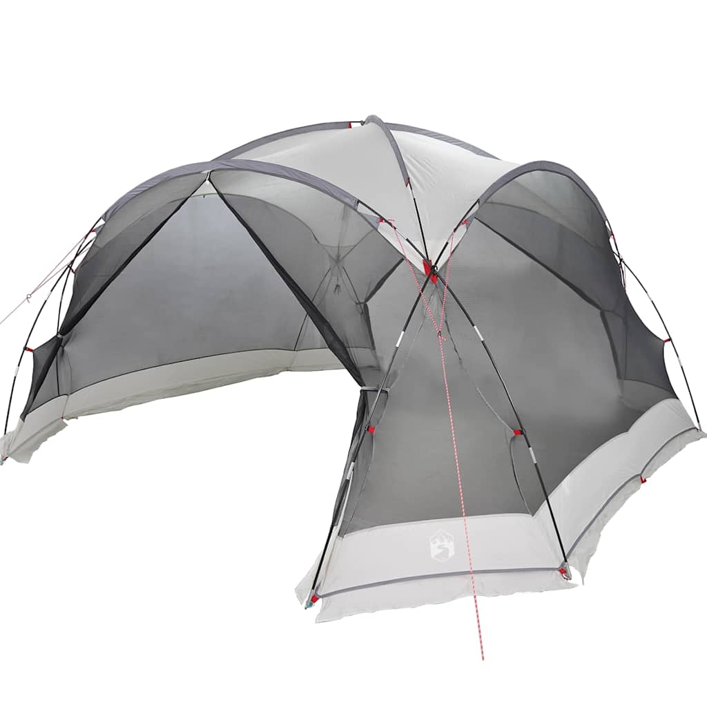 vidaXL Mosquito Tent Grey 434 x 434 x 230 cm Polyester and Fiberglass