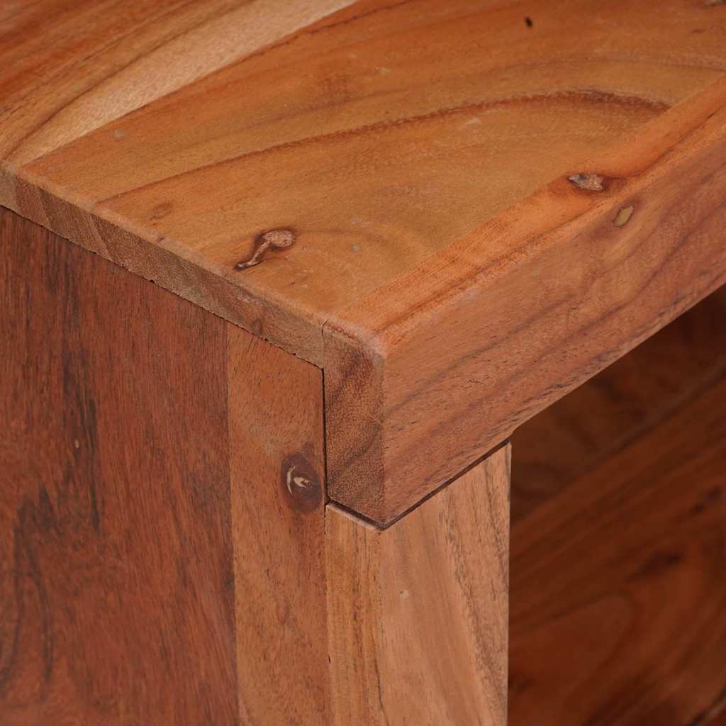vidaXL Bookshelf 6-Tier 3 pcs 80 x 30 x 110 cm Solid Acacia Wood Brown