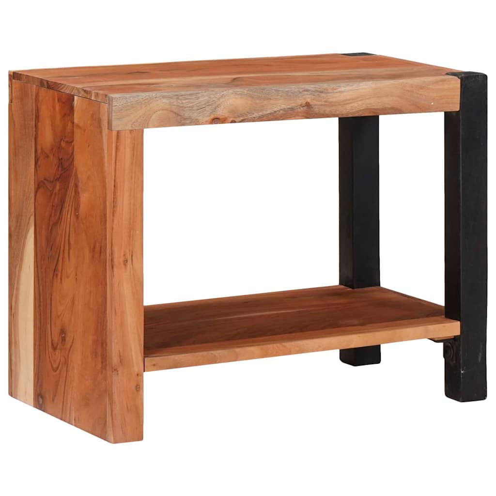 vidaXL Bookshelf Brown 50 x 30 x 40 cm Solid Acacia Wood