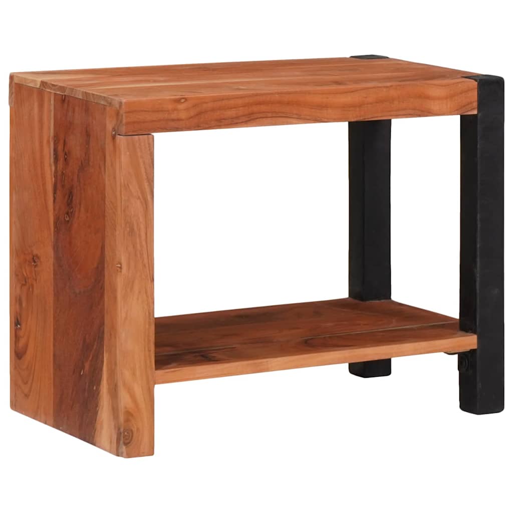 vidaXL Bookshelf Brown 50 x 30 x 40 cm Solid Acacia Wood