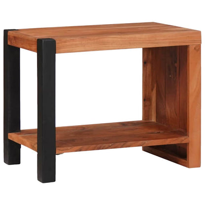 vidaXL Bookshelf Brown 50 x 30 x 40 cm Solid Acacia Wood