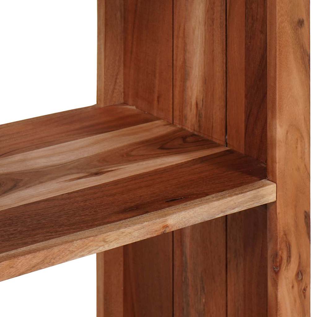 vidaXL Bookshelf Brown 80 x 30 x 75 cm Solid Acacia Wood