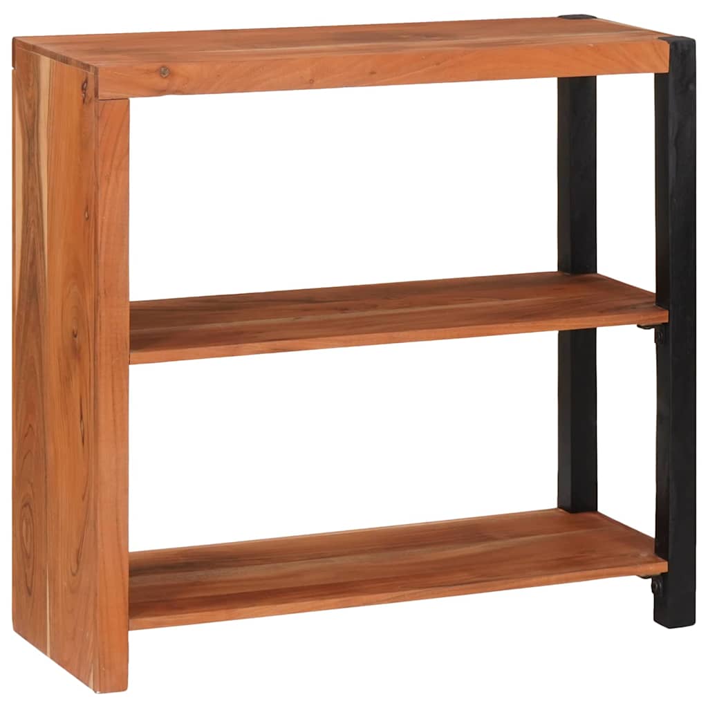 vidaXL Bookshelf Brown 80 x 30 x 75 cm Solid Acacia Wood