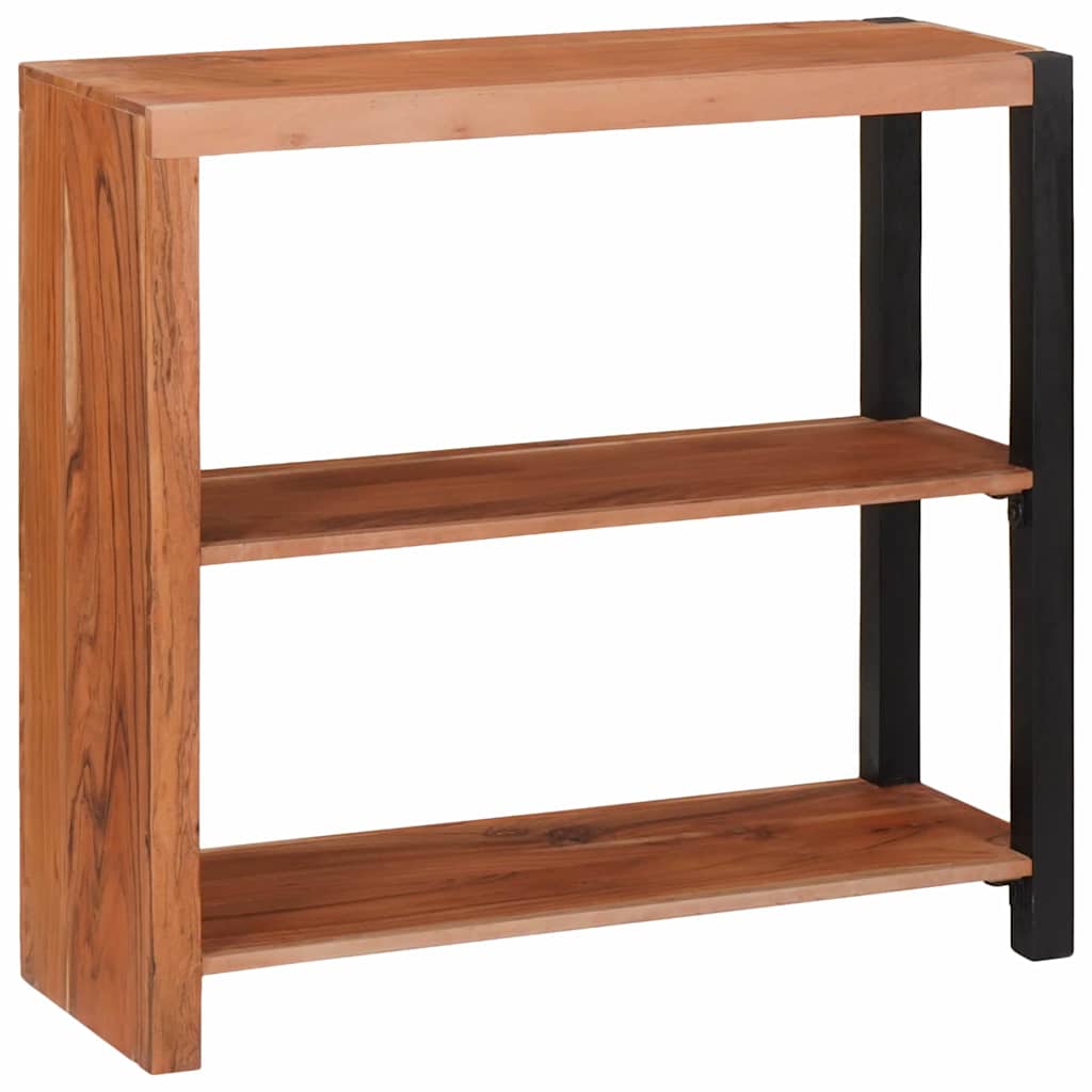 vidaXL Bookshelf Brown 80 x 30 x 75 cm Solid Acacia Wood