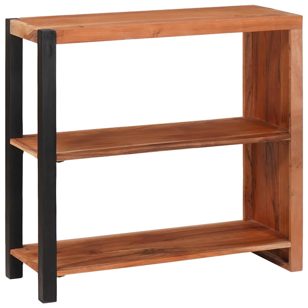 vidaXL Bookshelf Brown 80 x 30 x 75 cm Solid Acacia Wood