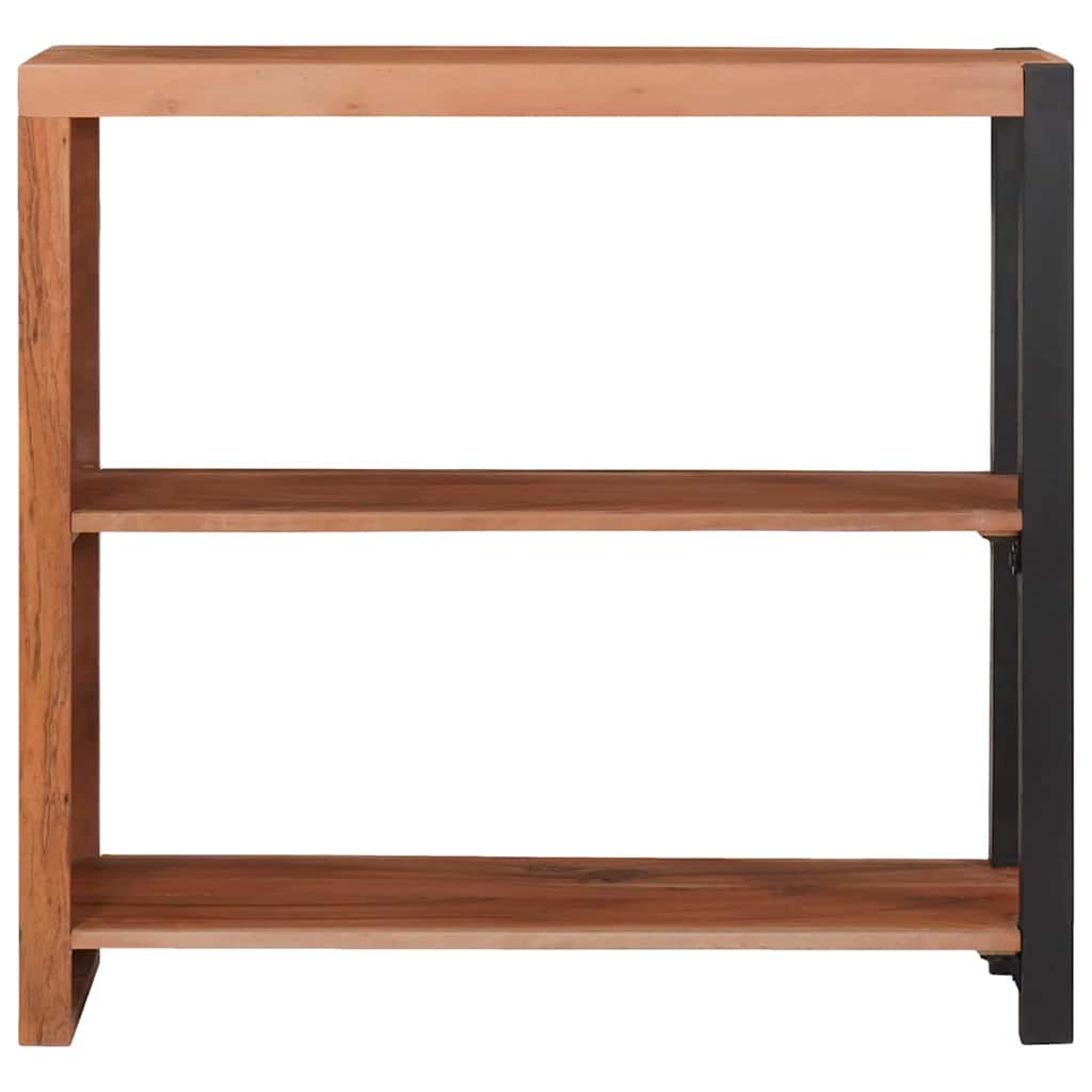 vidaXL Bookshelf Brown 80 x 30 x 75 cm Solid Acacia Wood