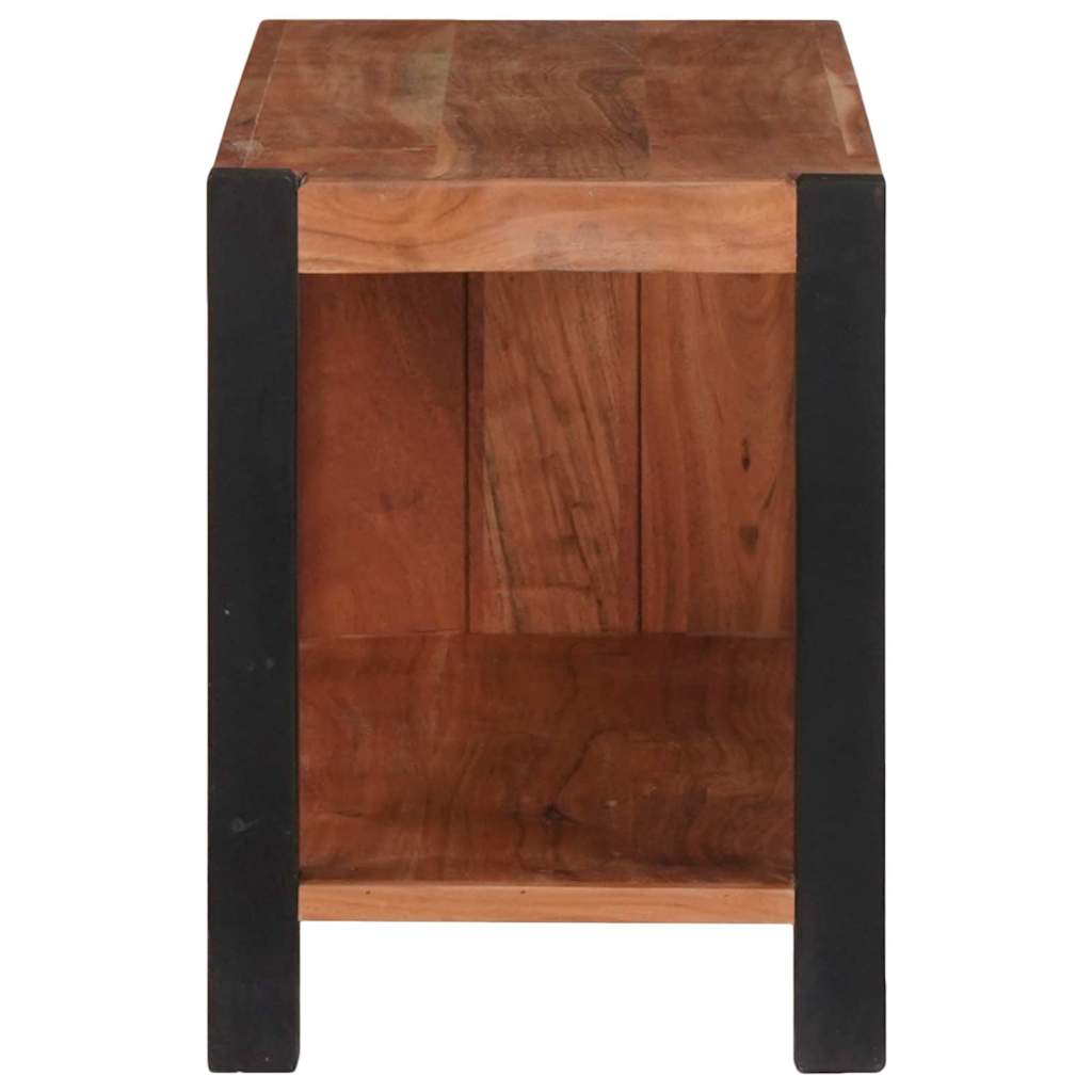 vidaXL Bookshelf Brown 80 x 30 x 40 cm Solid Acacia Wood