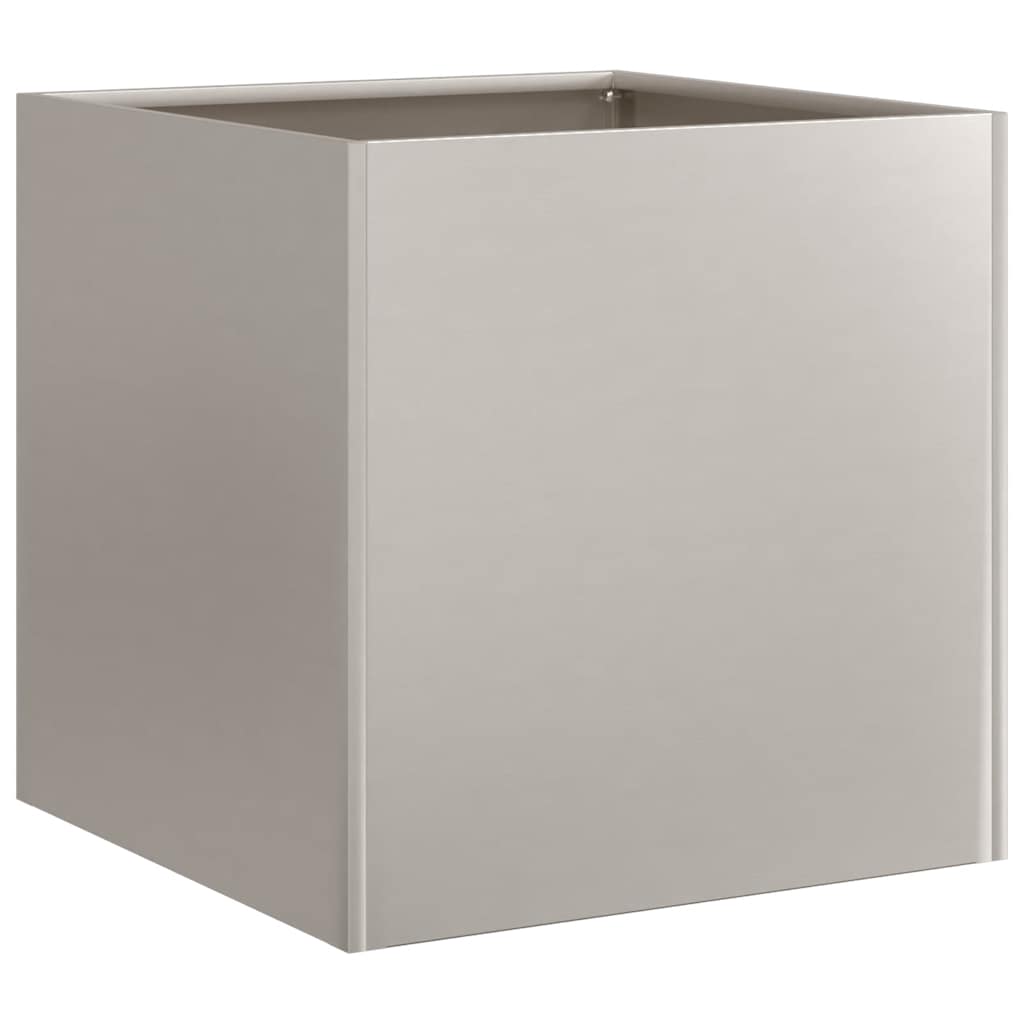 vidaXL Planter Rusty 40x40x40 cm Weathering Steel - Brown