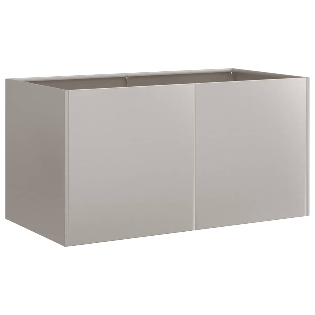 vidaXL Planter Rusty 80x40x40 cm Weathering Steel - Brown