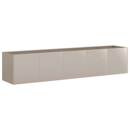 vidaXL Planter Rusty 200x40x40 cm Weathering Steel - Brown