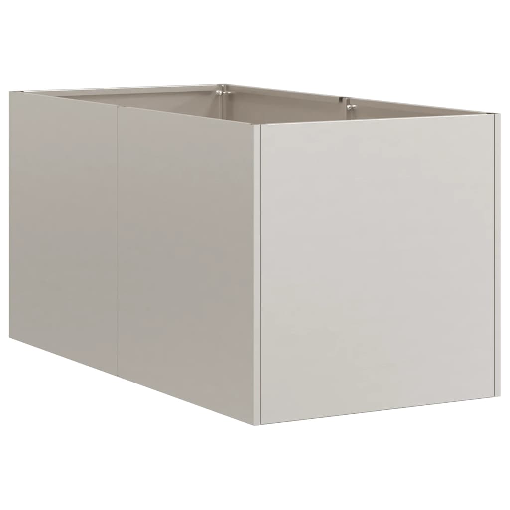 vidaXL Planter Rusty 40x80x40 cm Weathering Steel - Brown