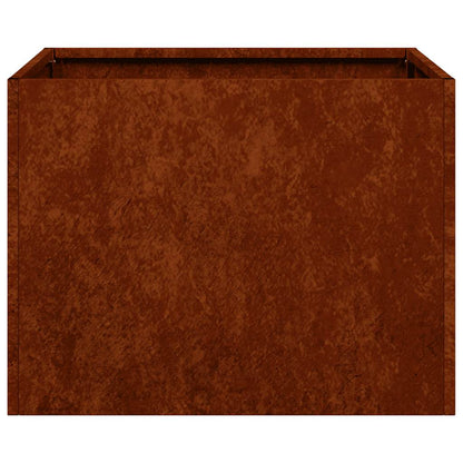 vidaXL Planter Rusty 40x40x30 cm Weathering Steel - Brown