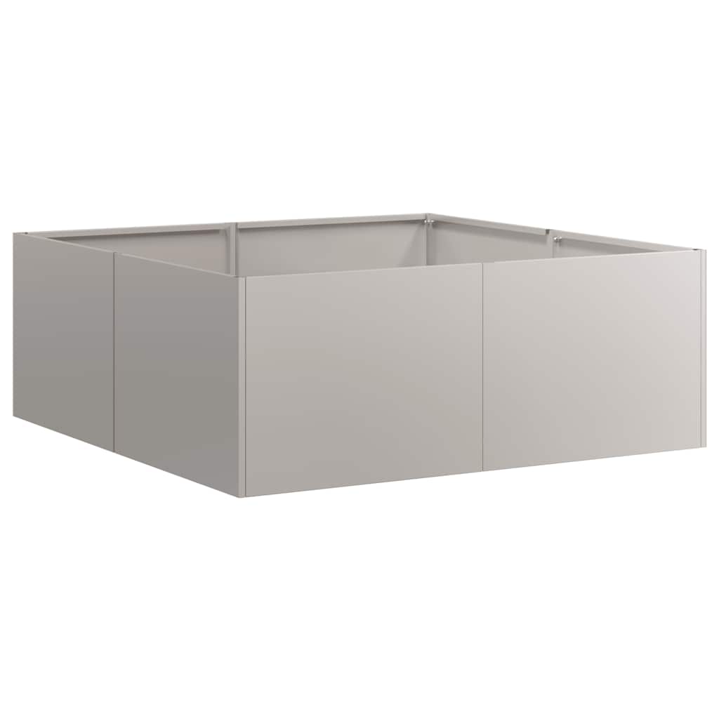 vidaXL Planter Rusty 80x80x30 cm Weathering Steel - Brown