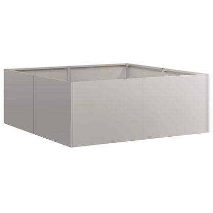 vidaXL Planter Rusty 80x80x30 cm Weathering Steel - Brown
